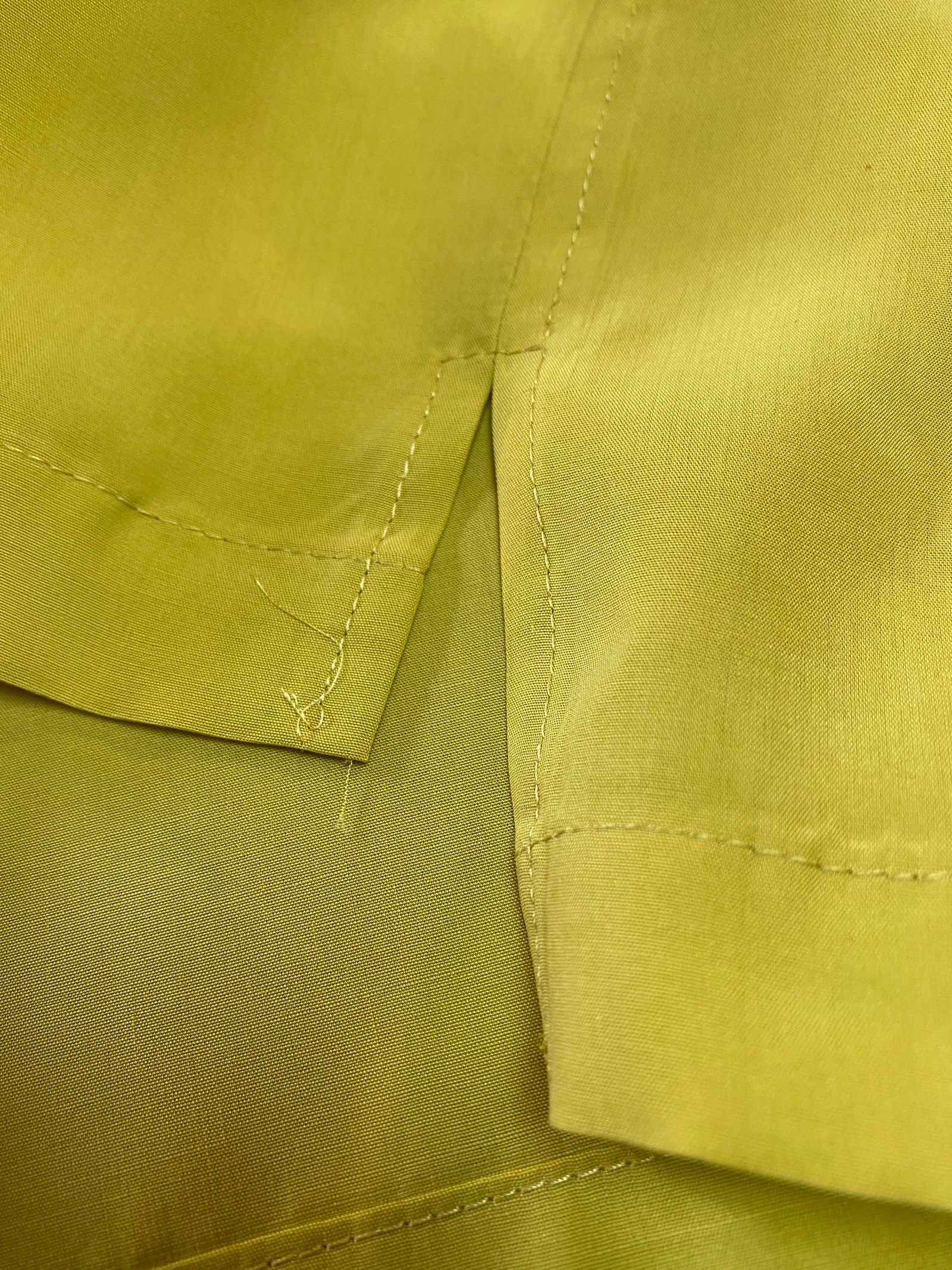 開襟刺繍シャツYellow 【71MICHAEL】