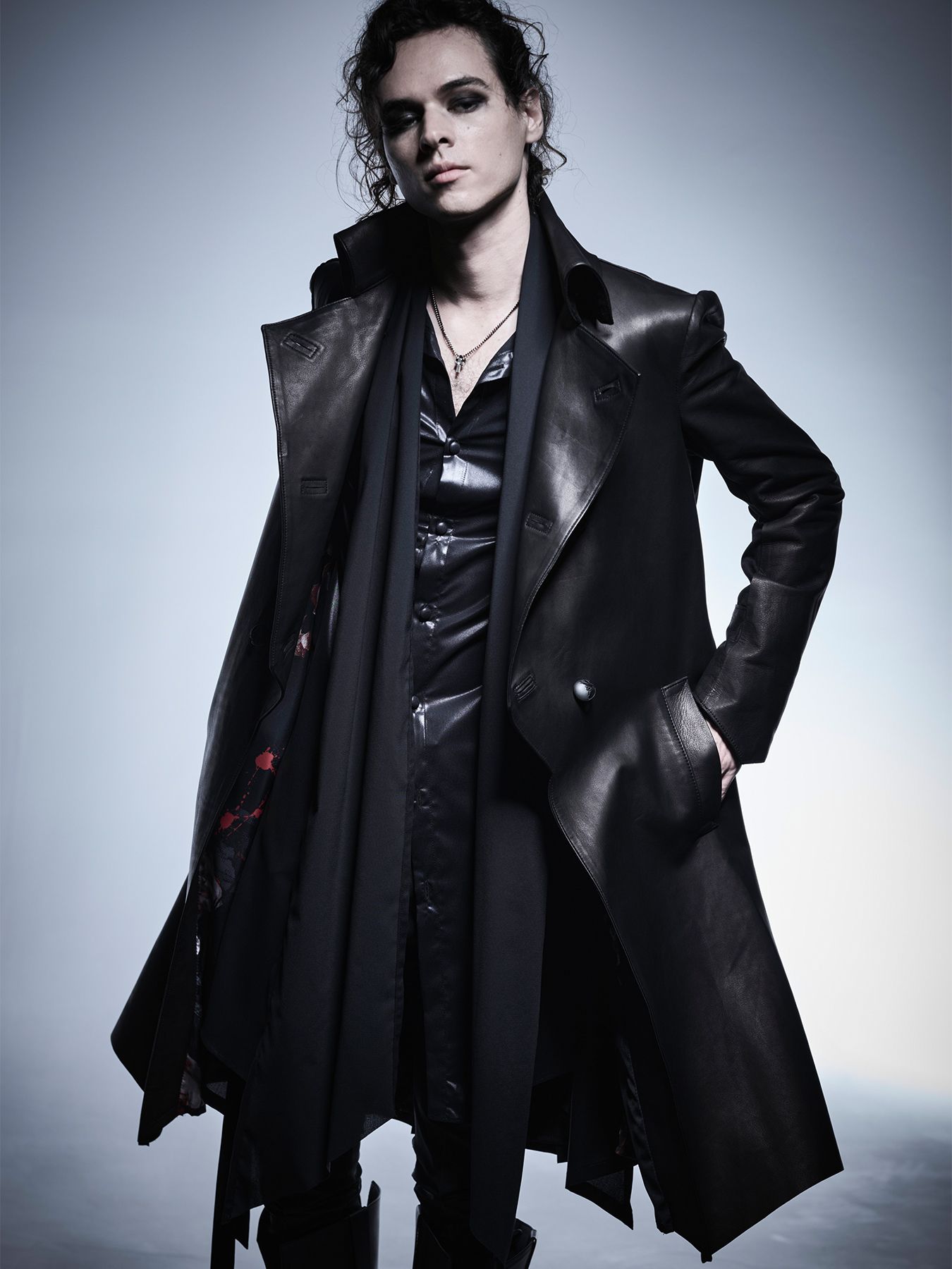 【予約品 7月13日(日) 締切】Long Leather Napoleon / ロングレザーナポレオンジャケット / ブラック