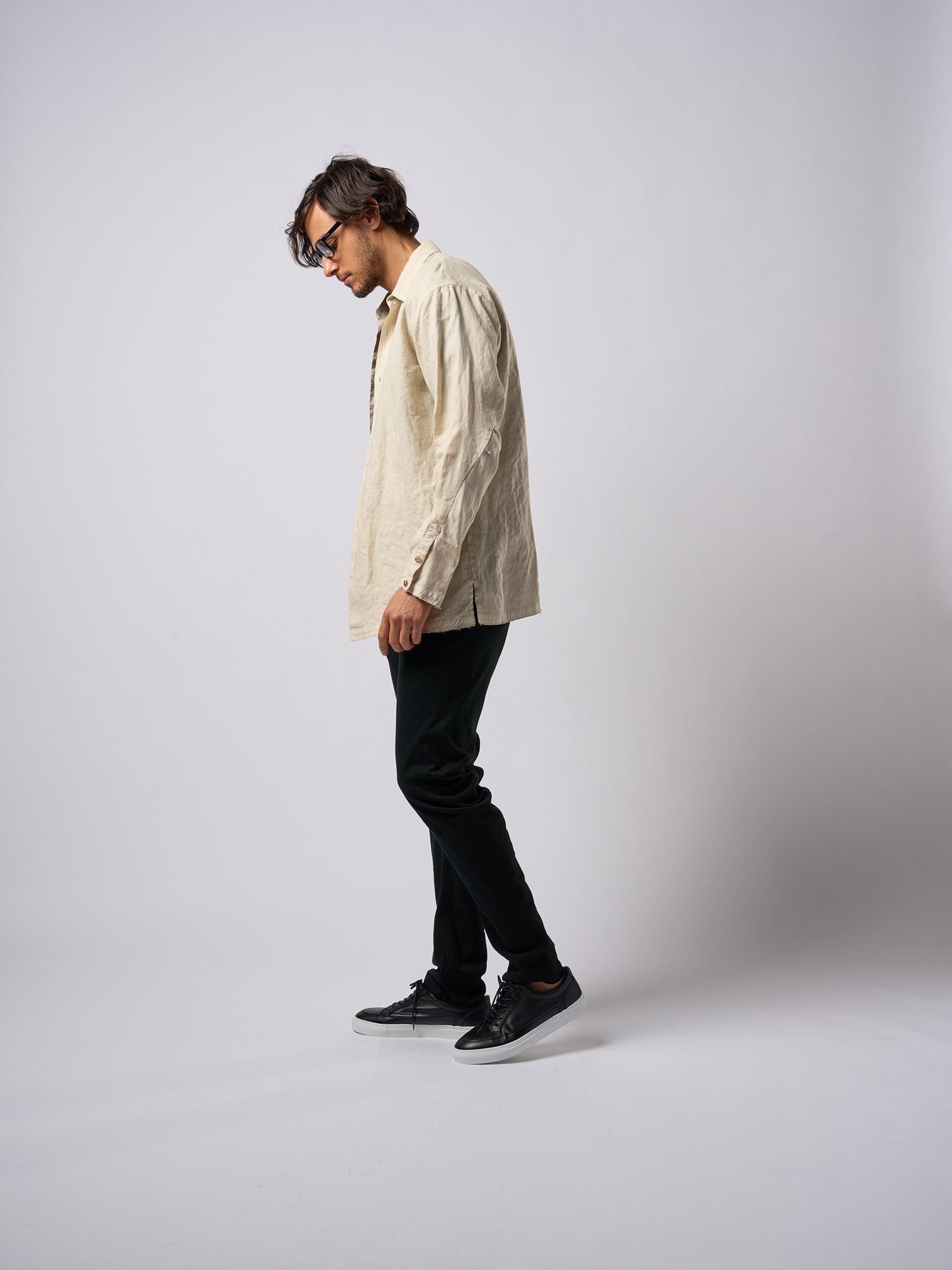 【予約品9月19日 10時締め】 shirt jacket / シャツジャケット / ライトベージュ