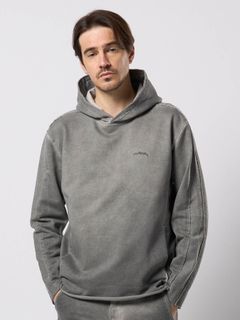 【予約品 9月23日(火) 締切】cut-off pull parker / カットオフ プルパーカー / ダークグレー
