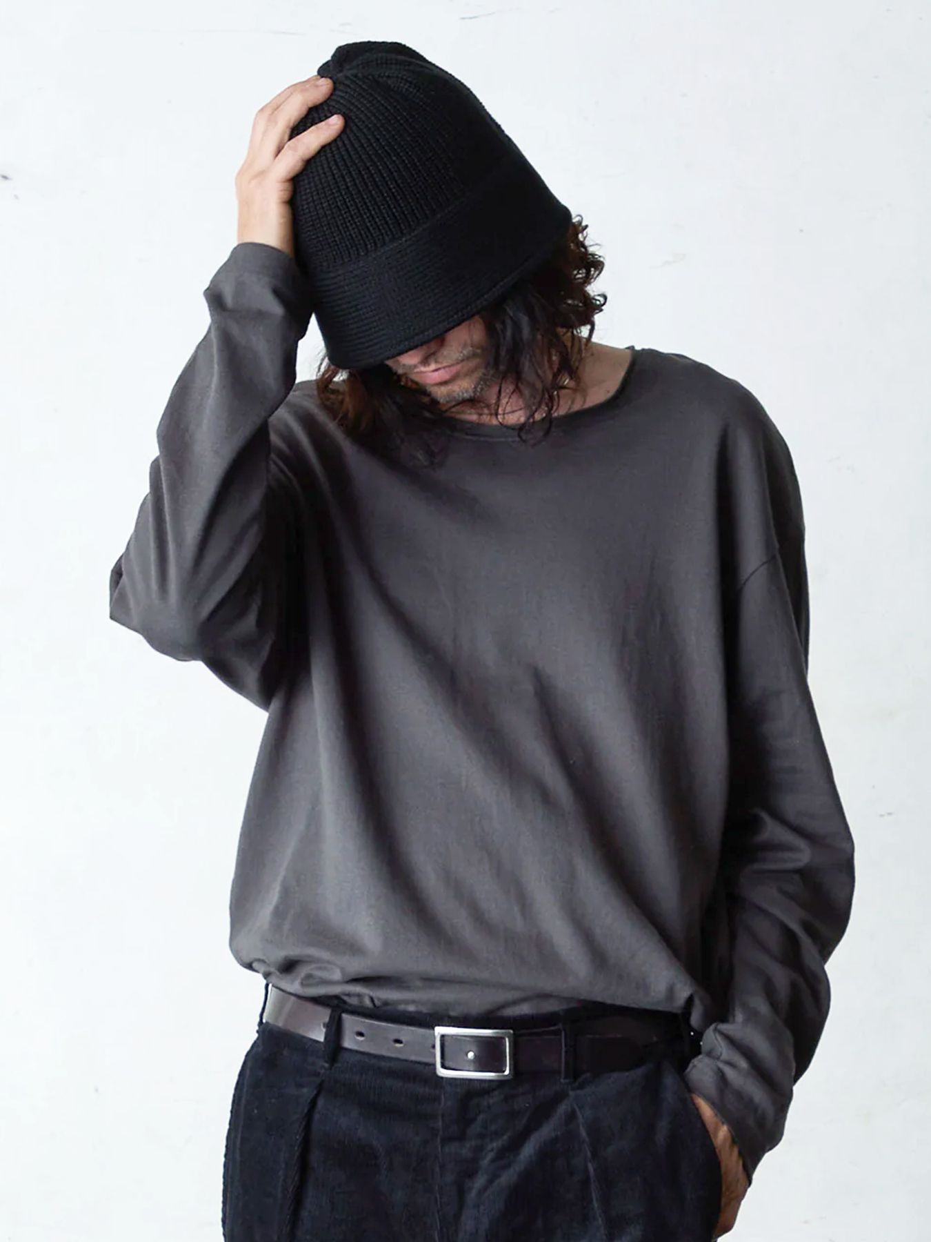 LONGCHILL / ロンT / チャコールグレー