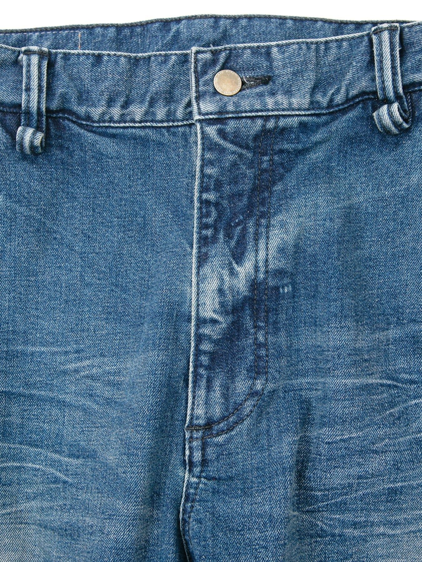 12.5ozオーガニックコットン ストレッチデニム 3D ワイドストレート ジーンズ / Wide Straight Jeans / RAD CLUB（ラッドクラブ） / インディゴ