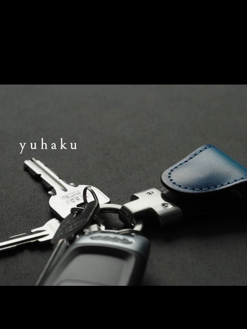 マグネットキークリップ × Vintage Revival Productions革イタリアンショルダーVxY290 BLUE 【 yuhaku】