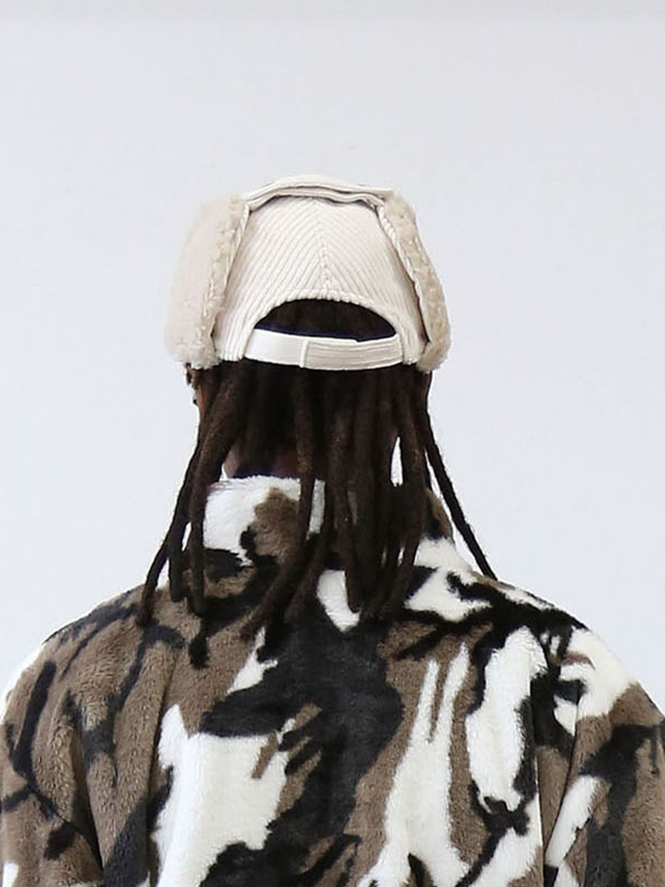 MICHELLE-BOA CAP / IVORY【QUOLT】