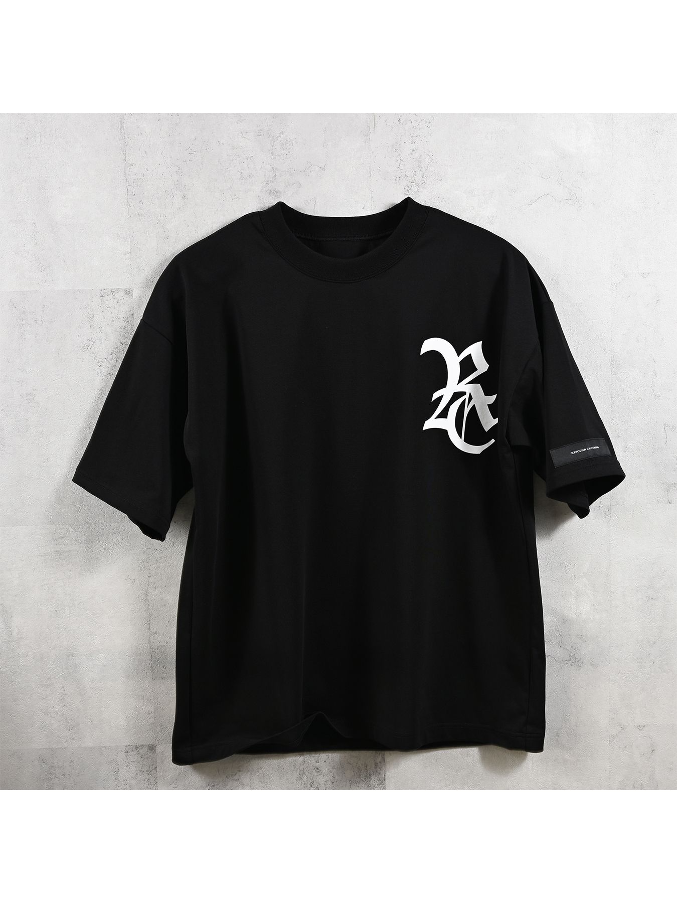 【予約品 】RC OVER TEE /  RCロゴ オーバーサイズTシャツ / ブラック×ホワイト
