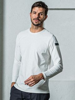 《予約11月17日19時締め》 nylon longsleave Tee / ルーズTシャツ / ホワイト