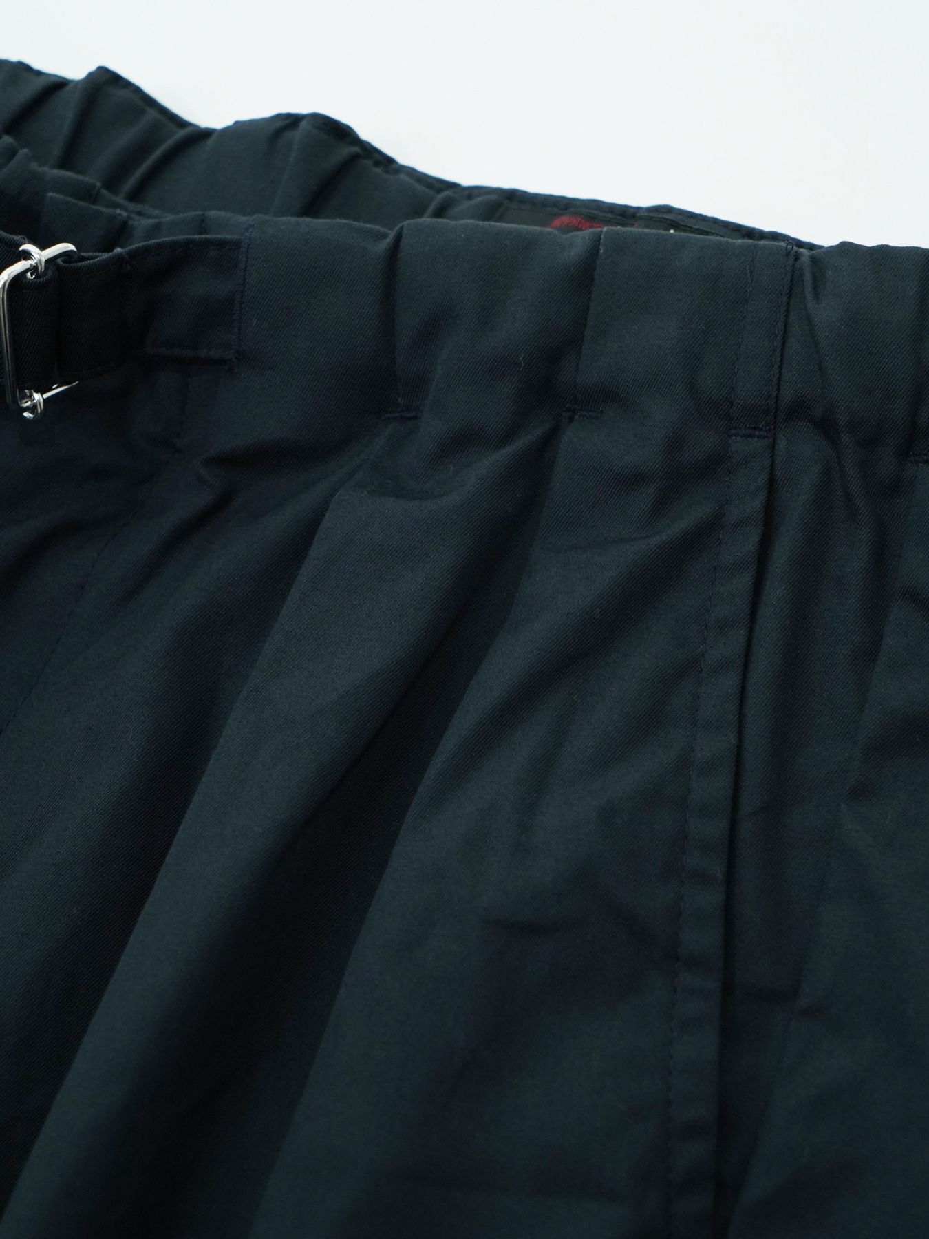 【予約品 2月1日(日) 締切】DRESSYEASE TRUSERS  gaba / ツータックイージートラウザーズ / ネイビー