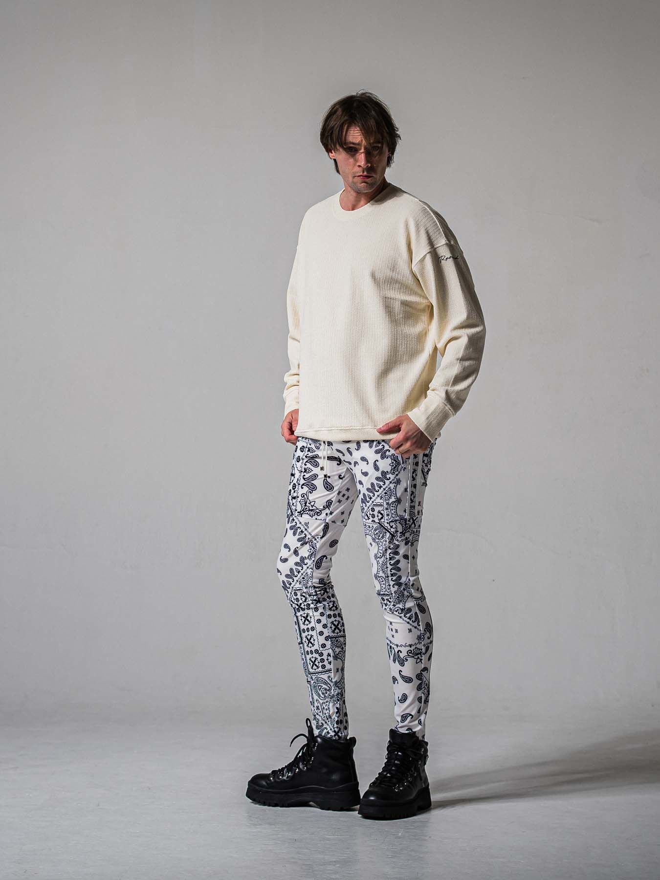 【予約品 11月16日(日) 締切】JOHNSON LINE PANTS / ジョンソンラインパンツ / バンダナホワイト