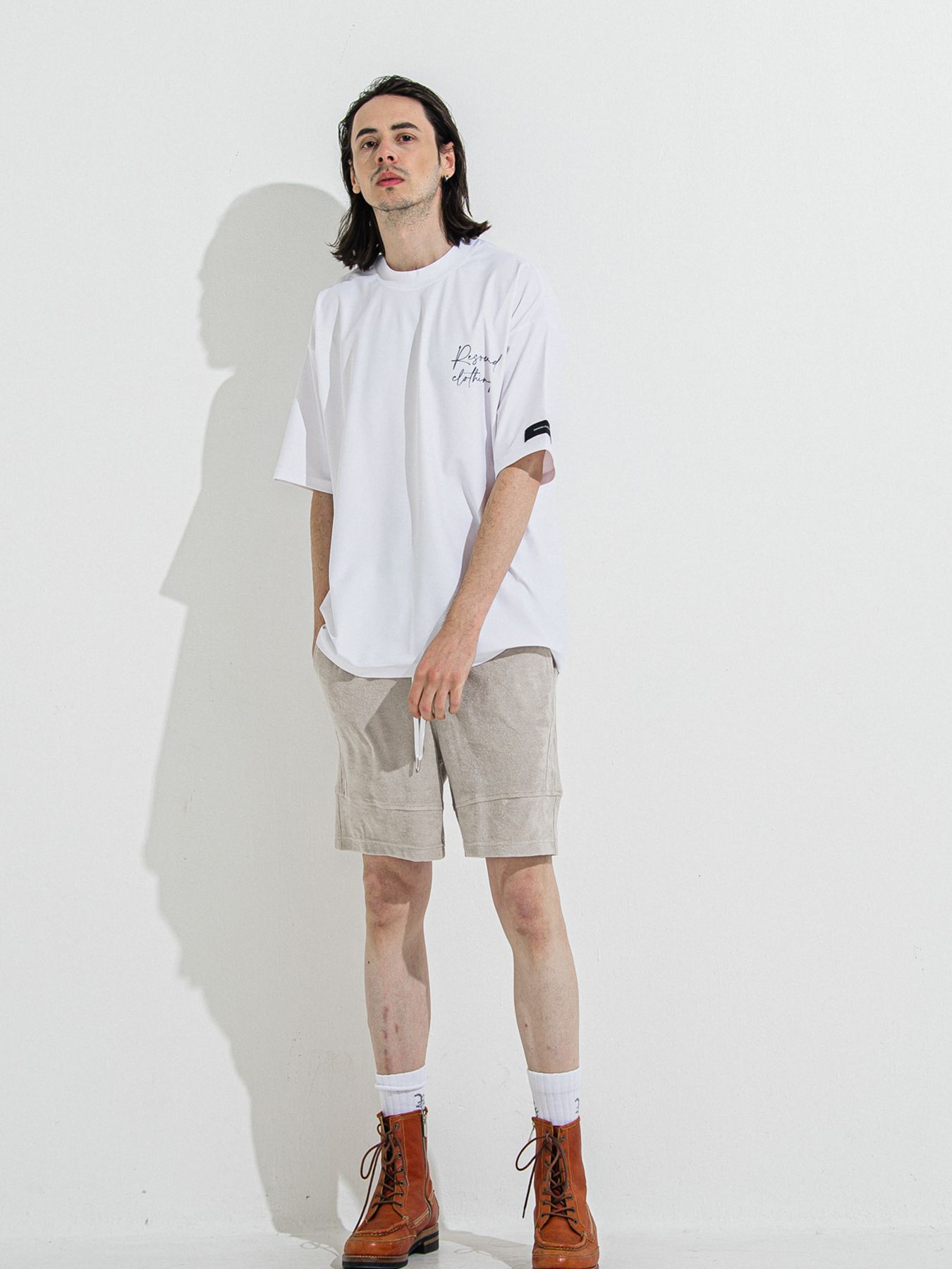 【予約品 】ID RASH OVER T / ラッシュガード IDオーバーサイズTシャツ / ホワイト