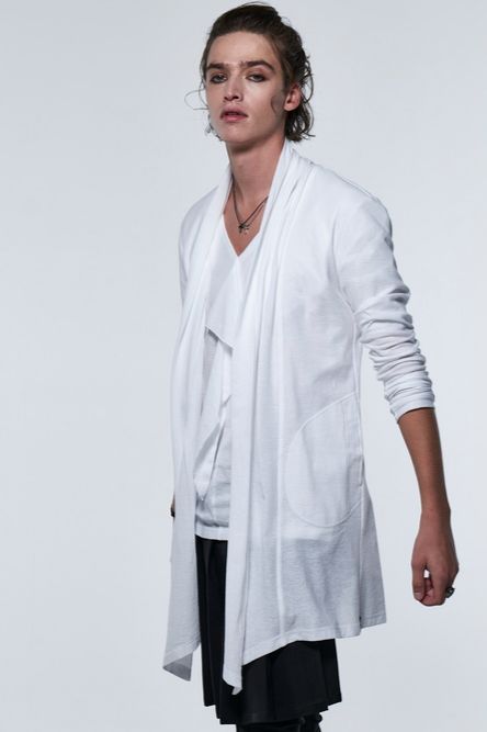 《予約品》 ShawlCardigan / ホワイト 【kiryuyrik】 2023年3月以降入荷予定