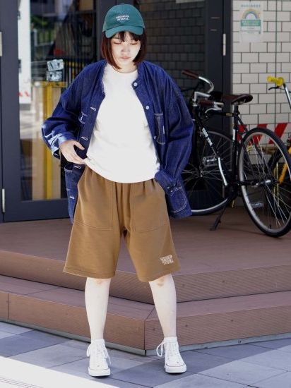 スエットベイカーショートパンツ / ブラウン