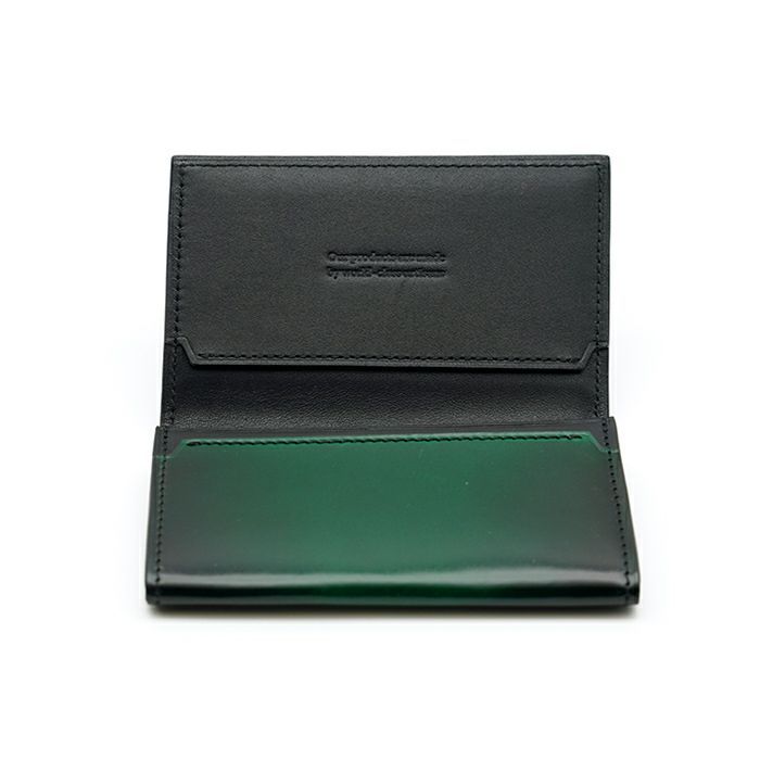 コードバン 名刺入れ 25枚収納YAC161 Green 【 yuhaku】