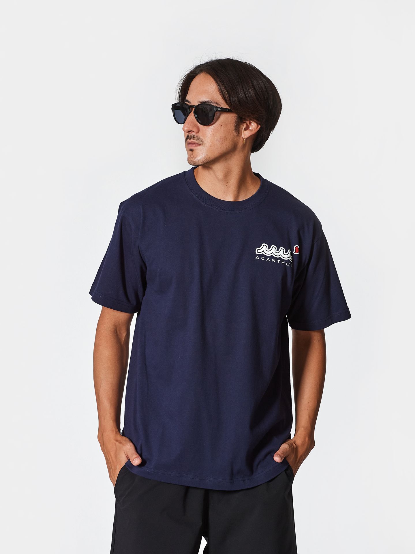 muta sweet muta Tee / Tシャツ / ネイビー 【Acanthus×muta】
