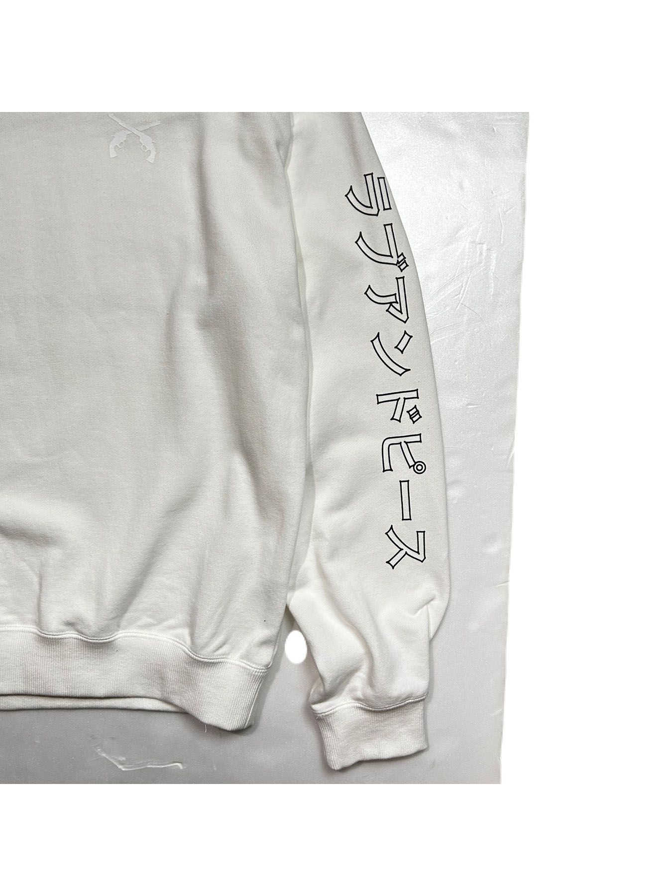 【予約品 8月10日(日) 締切 】ラブアンドピース SWEAT / ラブアンドピース スウェット / オフホワイト