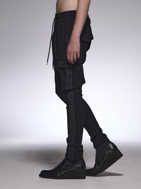 《予約品》 HighTensionJersey CargoPants / ハイテンションジャージカーゴパンツ / ブラック