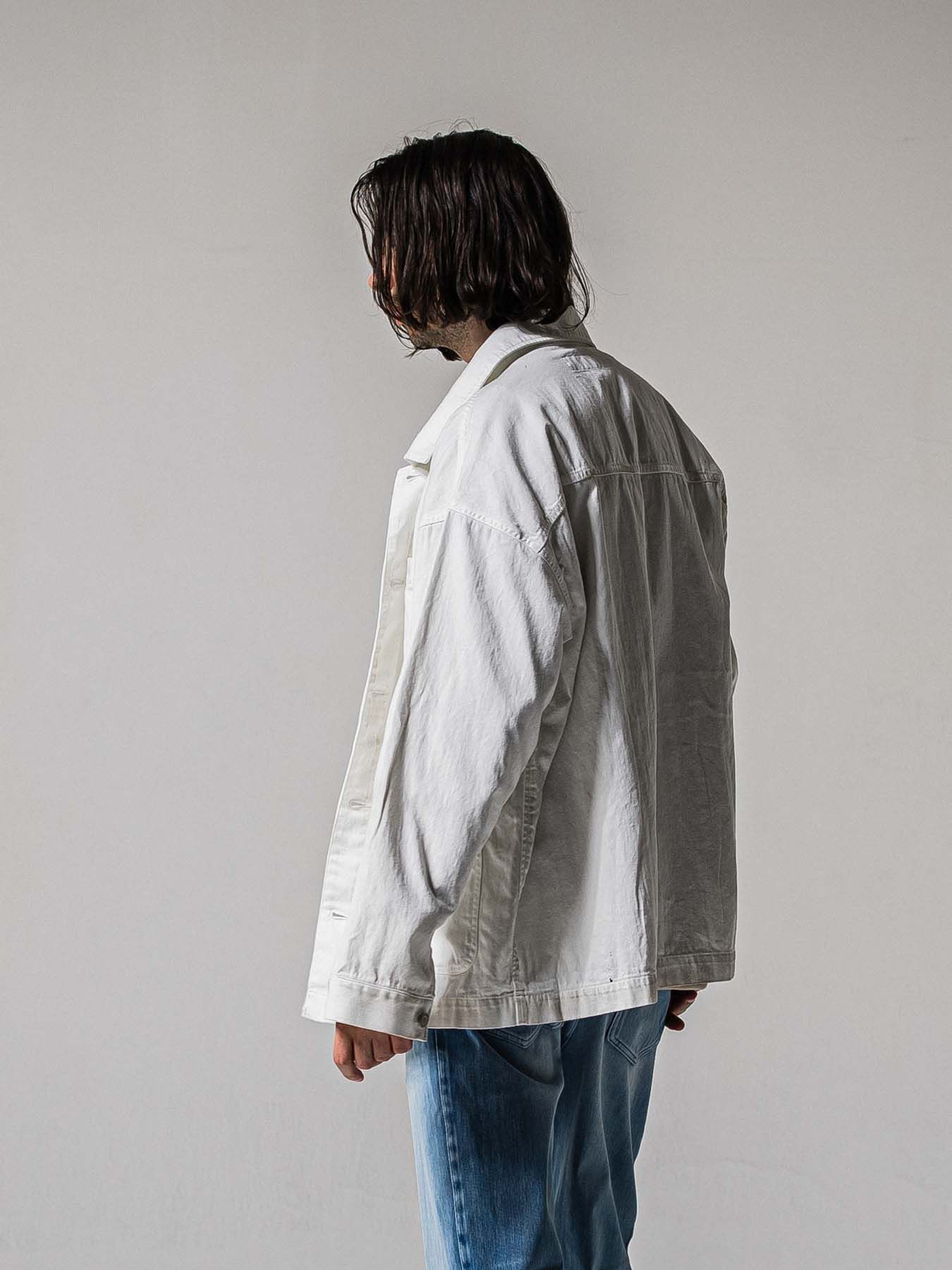 【予約品 11月16日(日) 締切】RC COVER ALL / ライトデニムカーバーオールジャケット / ホワイトユーズド
