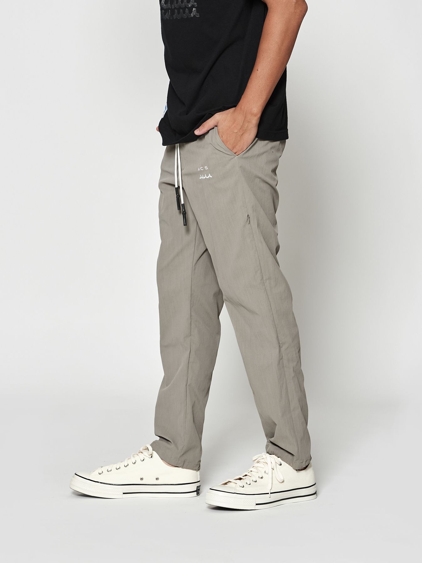 【予約品 10月9日(木) 締切】muta Ventilation Pants / イージーパンツ / グレー【Acanthus × muta MARINE】