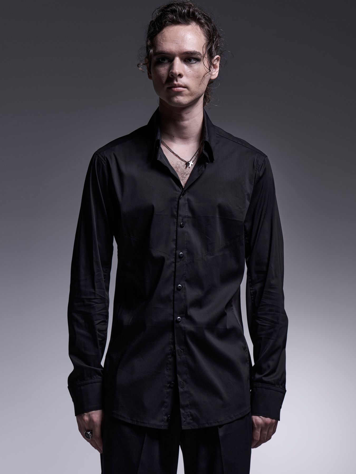 【予約品 7月13日(日) 締切】Side Rib Shirt / サイドリブシャツ / ブラック