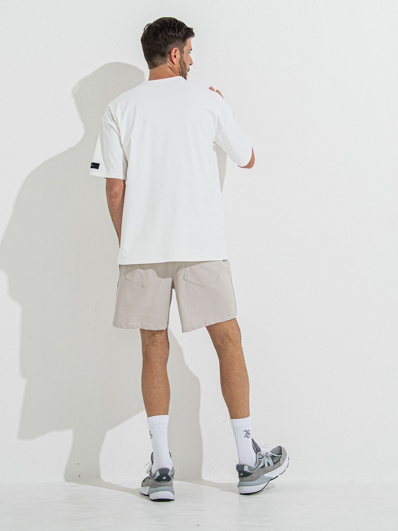 【予約品 】NYLON OVER T /  ナイロンオーバーサイズTシャツ / ホワイト