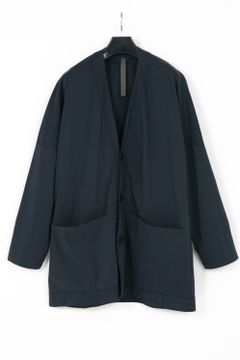 《11/14(日)〆予約品》 コットンナイロン ヴィンテージ ブロード オーバーカーディガン / NAVY 【STRUM】 2月中旬入荷予定