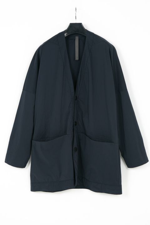 《11/14(日)〆予約品》 コットンナイロン ヴィンテージ ブロード オーバーカーディガン / NAVY 【STRUM】 2月中旬入荷予定