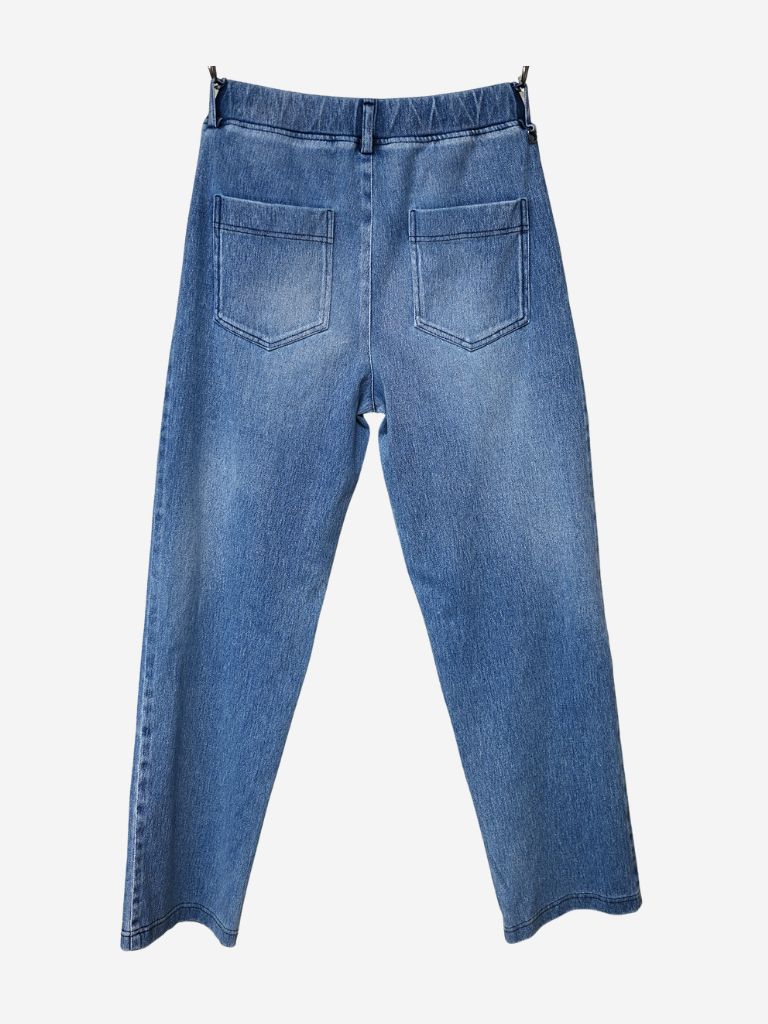 《予約11月17日19時締め》 EX denim jersey  WIDE PT / ワイドパンツ ライトインディゴLIND