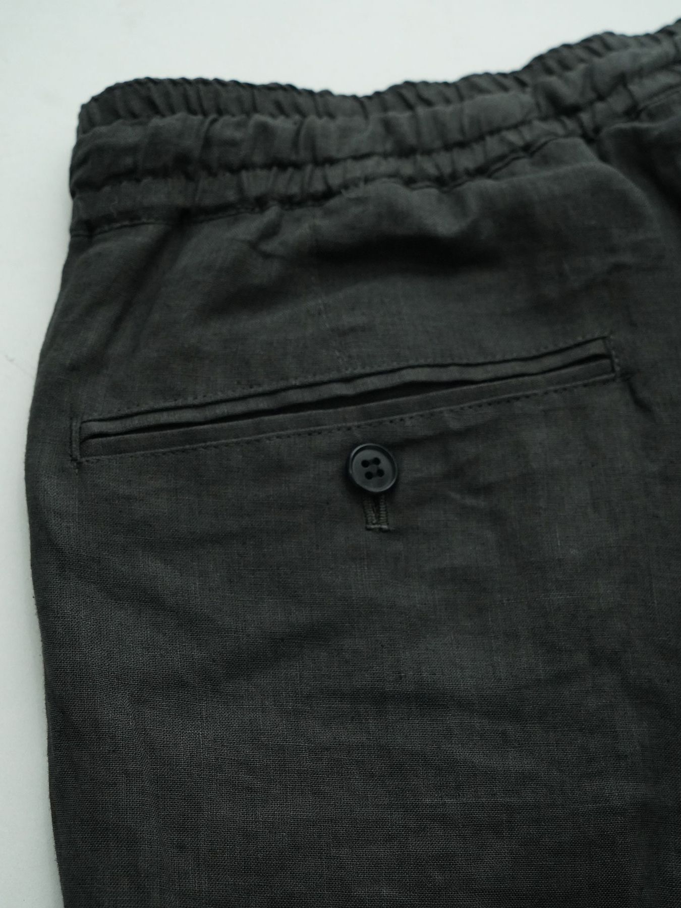 【予約品 11月23日(日) 締切】LINENTROUSERS / リネン2タックスラックス / CHARCOAL