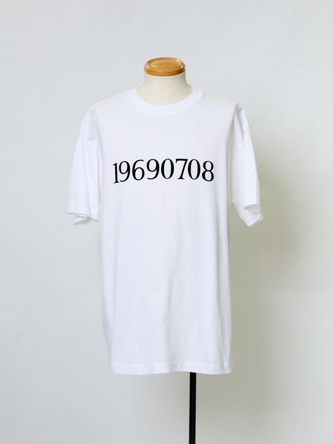 【予約品 10月26日(日) 締切】Organic Cotton T-Shirts / オーガニックコットン Tシャツ / ホワイト《Personal Order NUMBER 商品》
