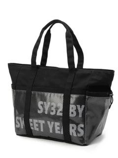 GARDEN TOTE BAG BIG / ブラック 【SY32 by SWEET YEARS GOLF】