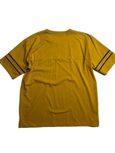 《予約品8月31日 23時55分締め》 SIDE LINE TEE / Tシャツ / イエロー 【roarguns 】 2024年2月入荷予定
