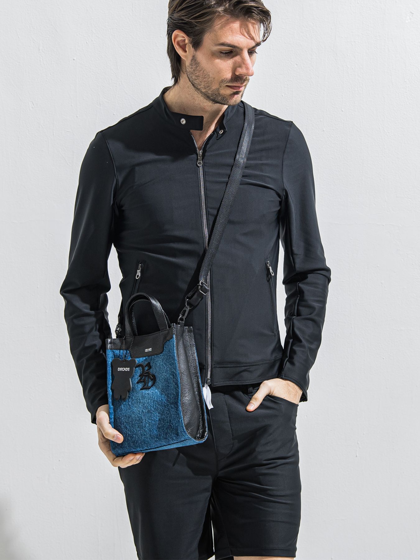 【予約品 2月15日(日) 18:00 締切】DECADEコラボ DENIM MINI TOTE BAG / デニムミニトートバッグ / デニム