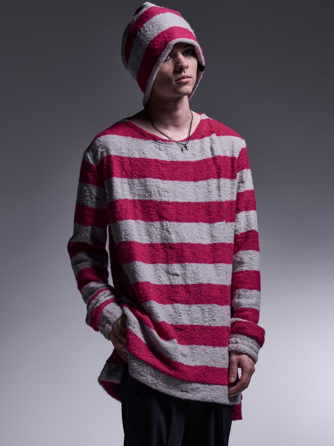 【予約品 】Cap / キャップ / ピンク&グレー
