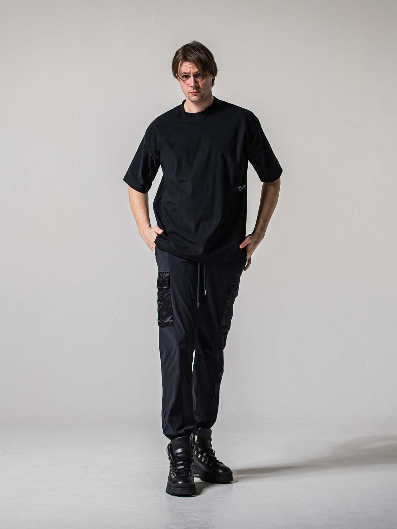 【予約品 11月16日(日) 締切】NY PT CARGO  PANTS / ナイロン イージーカーゴパンツ  / ブラック