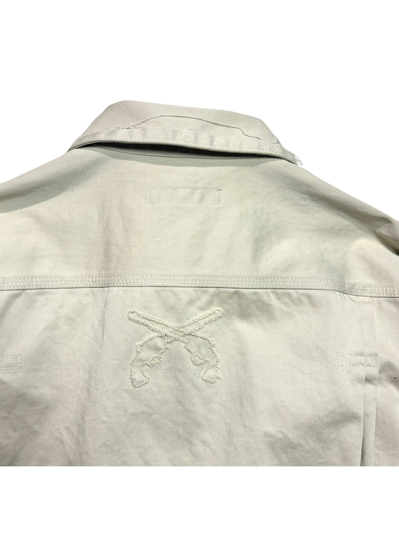 【予約品 3月9日(月) 18:00 締切】COTTON SATIN JKT / コットンサテン ジャケット / オフホワイト