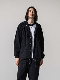 【予約品 11月16日(日) 締切】COACH HOODIE / コーチジャケットパーカー / ブラック