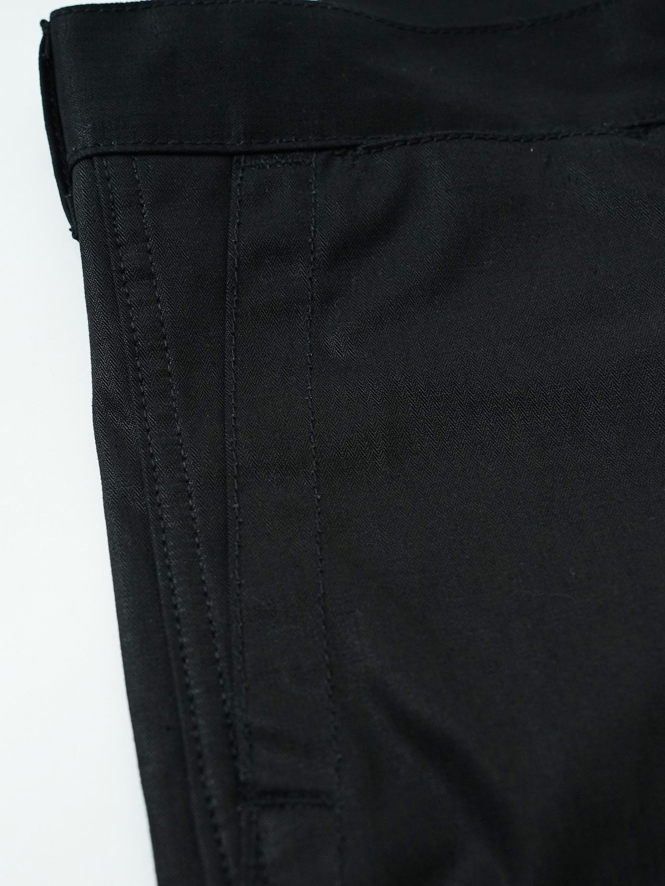 【予約品 5月6日(水) 締切】USN-MIRITARYHERRINGBONE / ミリタリーパンツ / ブラック