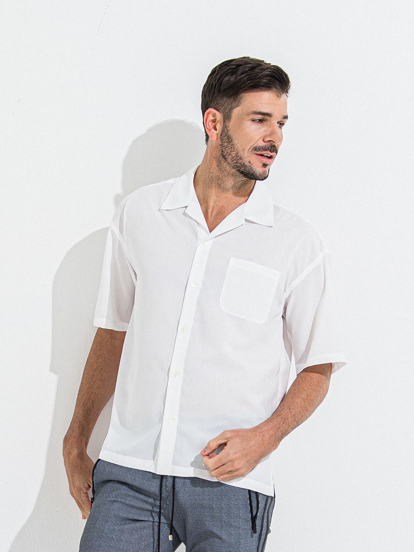 【予約品 】ZACK HALF SHIRT / ザックハーフスリーブシャツ / ホワイト