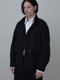 【予約品 10月26日(日) 締切】TRENCHSWINGTOP / トレンチスイングトップ / BLACK