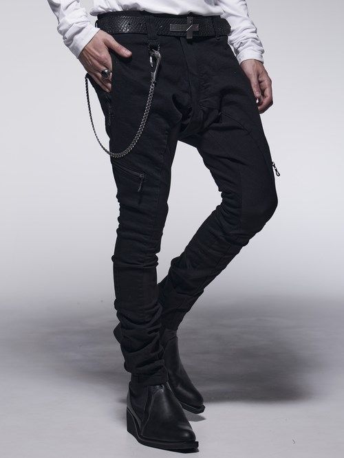 《予約品》 ZippSaruelPants / ジップサルエルパンツ / ブラック＆ブラック 【kiryuyrik】 11月以降入荷予定