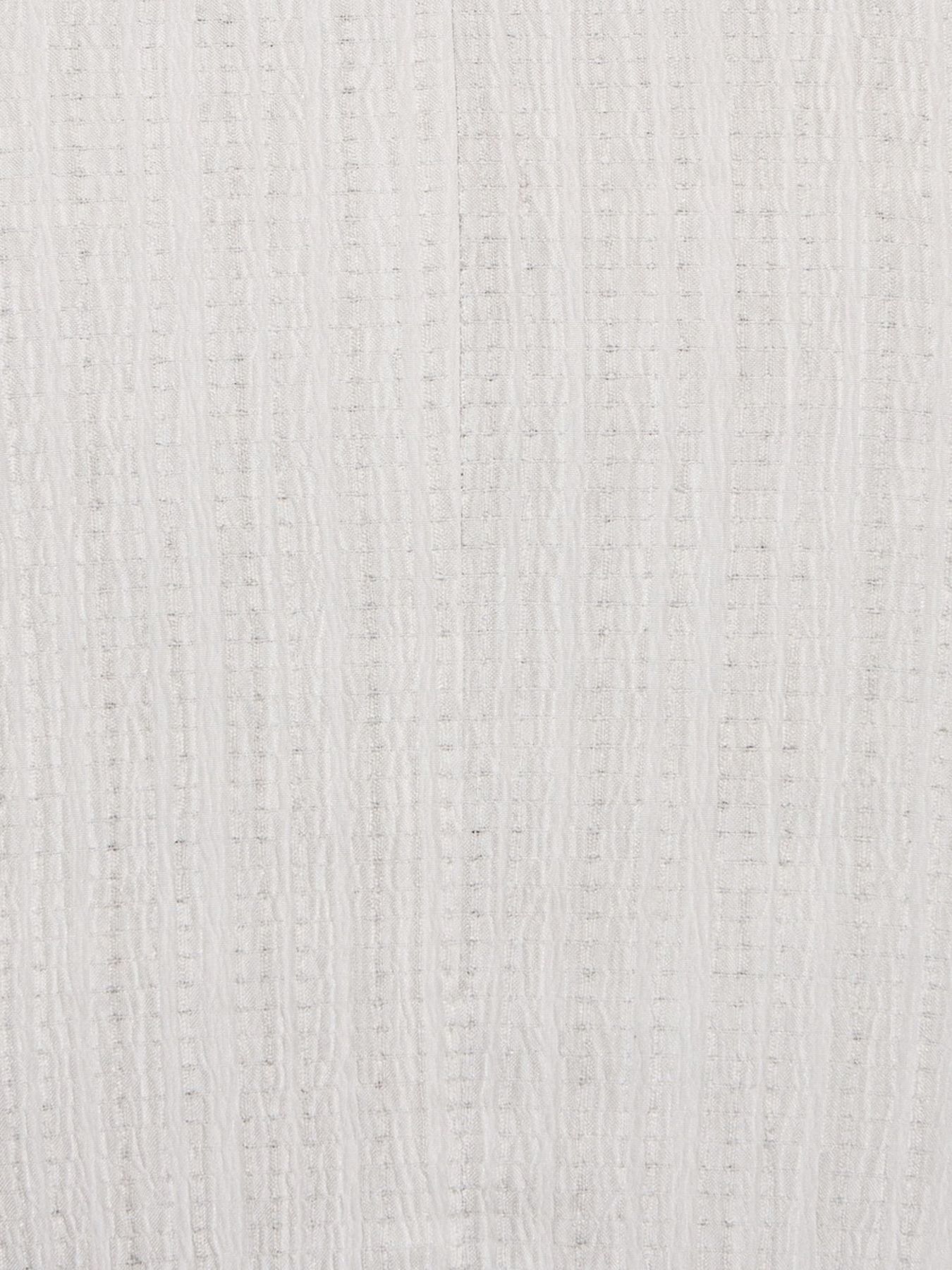 カラープリーツ7分袖ジャケット / ライトグレー【HIDEAWAYS NICOLE】