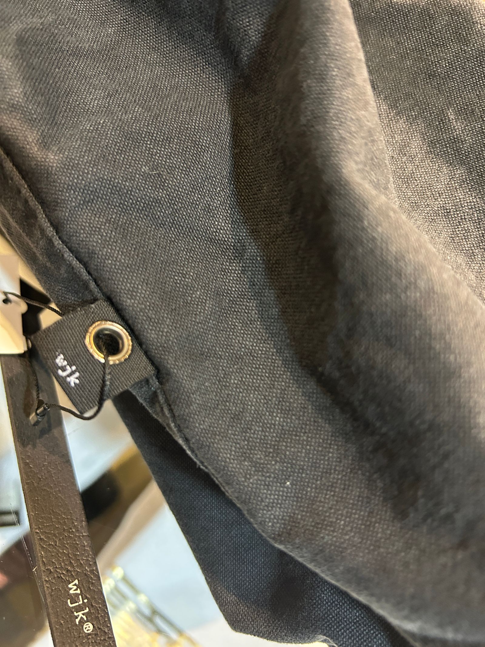 vintage drawstring tote bag / ヴィンテージ ドローストリング トートバッグ / ブラック