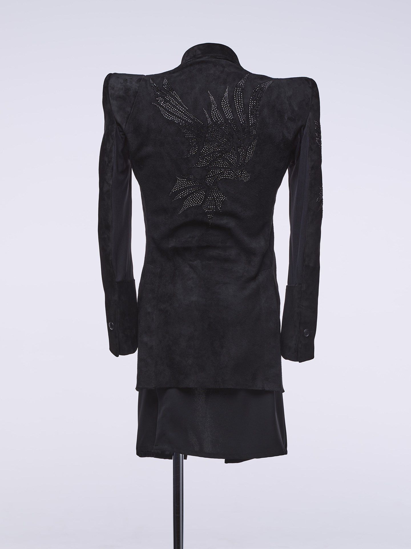 《予約品》 Anchor Layered Jacket / スワロレイヤードジャケット / ブラック 【THE ONENESS】