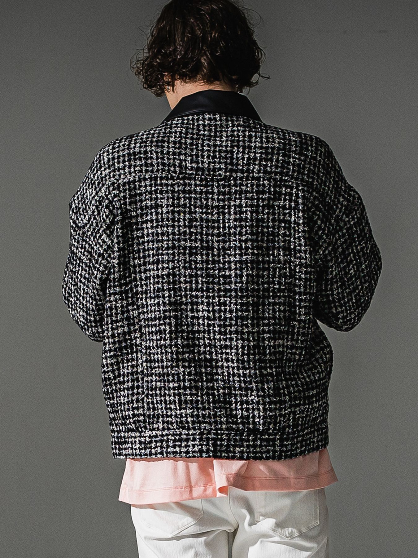 【予約品】FCTWEED 2nd jk / ファンシーツィード ジャケット / ブラック