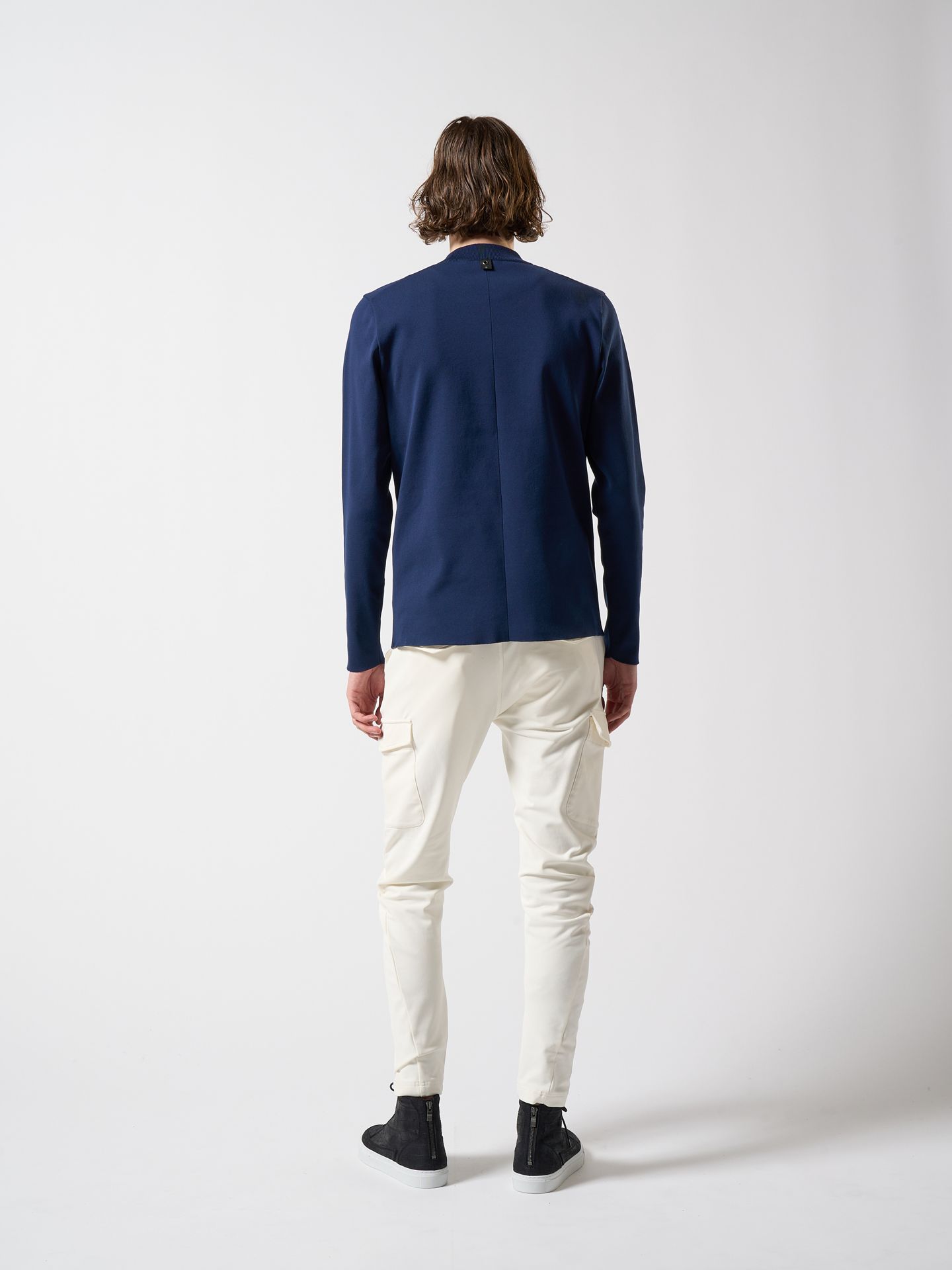 【予約品】 ct surf mock L/S / モックネックTシャツ / ネイビー