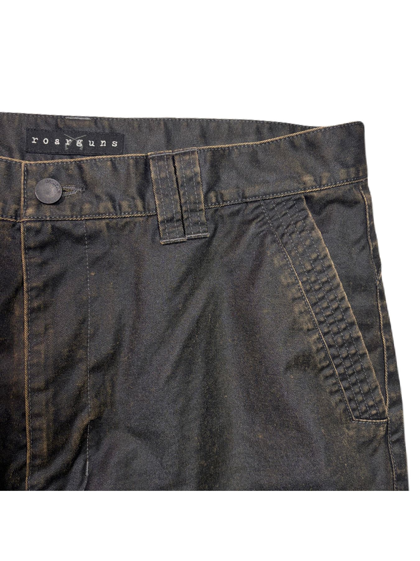 【予約品 3月9日(月) 18:00 締切】S.WASH COATING PT / ストーンウォッシュ コーティング チノクロス モトクロス パンツ / ブラック