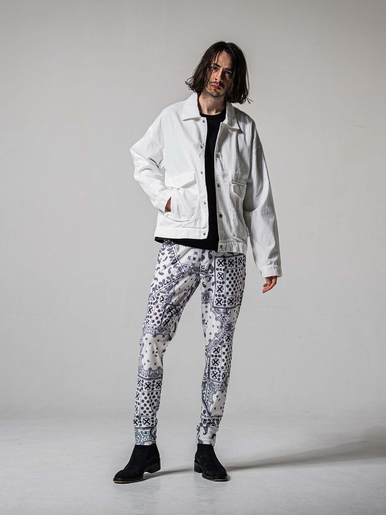 【予約品 11月16日(日) 締切】LDENIM AG FLIGHT JK / ライトデニム ミリタリージャケット / ホワイト