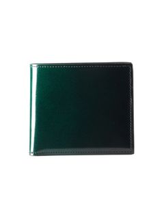 コードバン 二つ折り財布 / グリーン