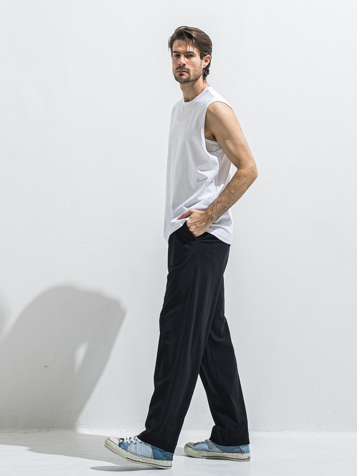 【予約品 2月15日(日) 18:00 締切】BEN PANTS / ワイドルーズパンツ / ブラック