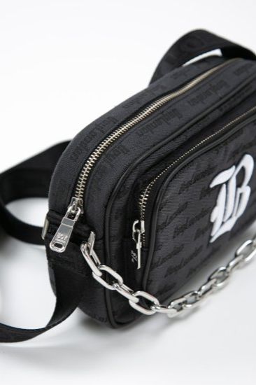 CHAIN DESIGN SHOULDER BAG / ブラック 【BOY LONDON】