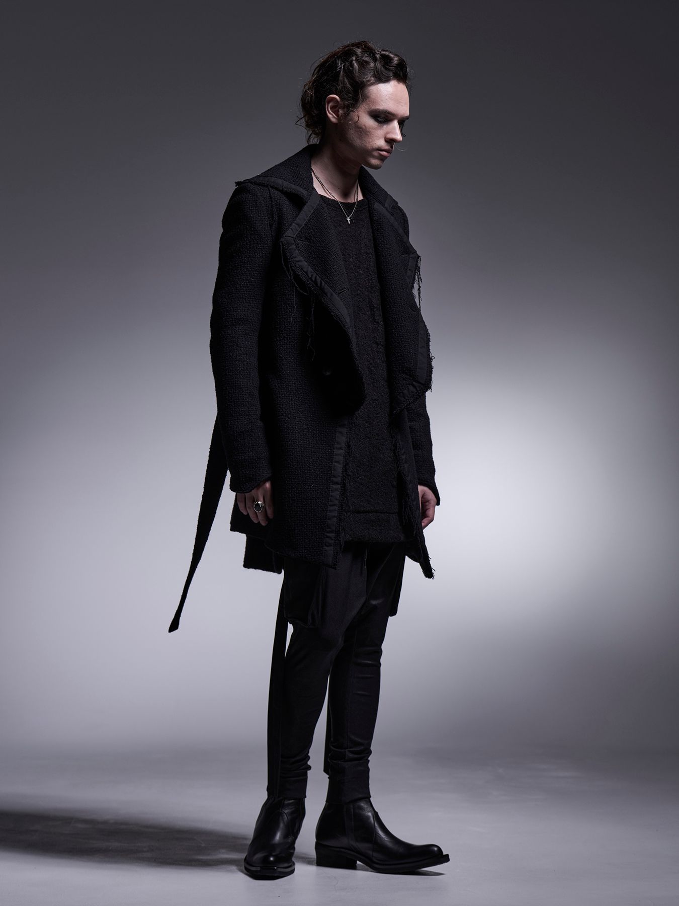 【予約品 】Cut Off Napoleon Jacket / カットオフナポレオンジャケット / ブラック